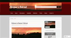 Desktop Screenshot of boomers-retreat.com